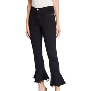 USED: Mothers Flounce Raw Hem denim Size 29